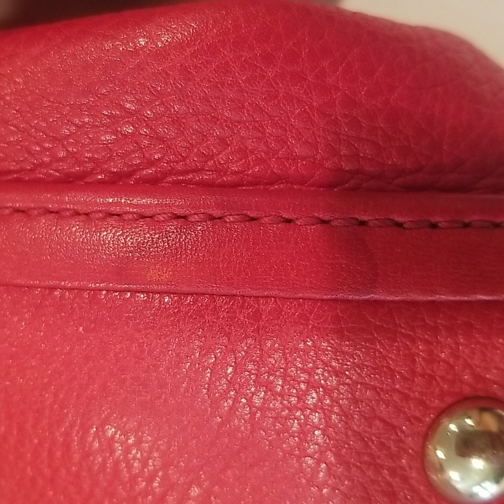 GUCCI SOHO SHOULDER BAG LEATHER LARGE RED - Picture 16 of 16